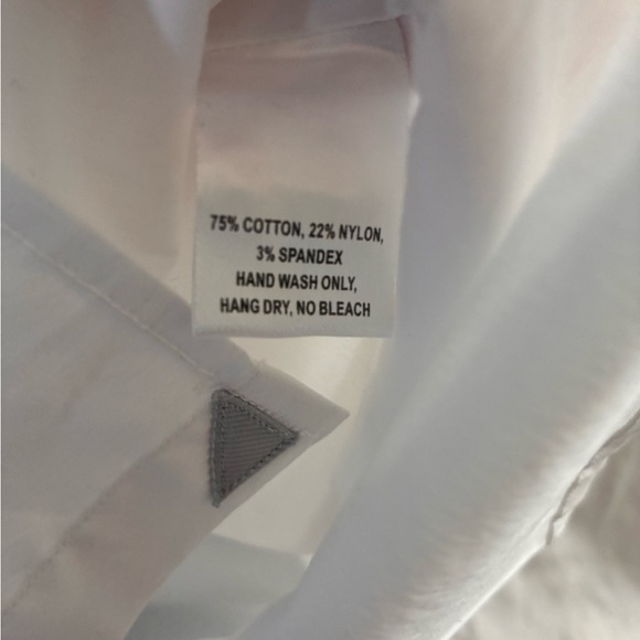 NWT UNTUCKit Women's “Annabella“ Premium Cotton Blend White Shirt.  Sz 10. - Picture 4 of 7